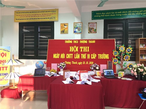 Trường THCS Thượng Thanh tổ chức thành công “Ngày hội Công nghệ thông tin lần thứ IV” cấp trường